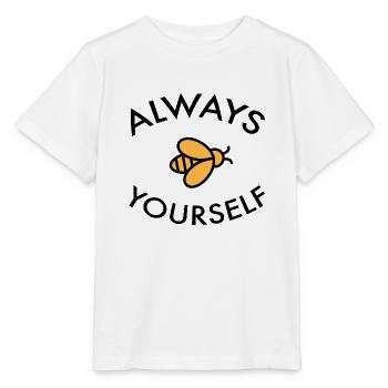 Sei immer du selbst - Stanley/Stella Kinder T-Shirt MINI CREATOR  - Weiß - Vorne - Maike (125cm)