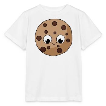 Biscuit biscuit avec visage - T-shirt bio MINI CREATOR Stanley/Stella Enfant - blanc - Devant - Maike (125cm)