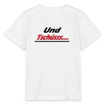 und Tschüss - Stanley/Stella Kinder T-Shirt MINI CREATOR  - Weiß - Vorne - Maike (125cm)