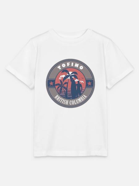 Tofino British Columbia Kanada Sommer Surf Design - Stanley/Stella Kinder T-Shirt MINI CREATOR - Weiß