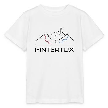 Winter sports ski slope Hintertux - Stanley/Stella MINI CREATOR Kids’ T-Shirt - white - Front - Maike (125cm)