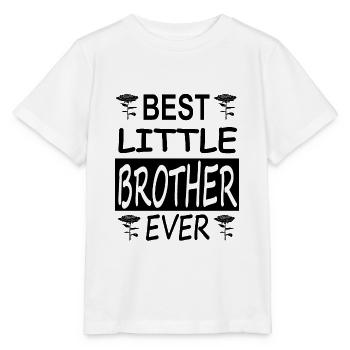 kleiner Bruder bester Bruder Spruch Geschenk - Stanley/Stella Kinder T-Shirt MINI CREATOR  - Weiß - Vorne - Maike (125cm)