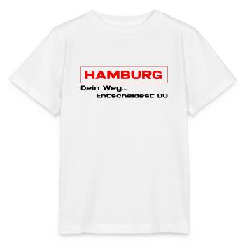 Hamburger Weg - Stanley/Stella Kinder T-Shirt MINI CREATOR  - Weiß - Vorne - Maike (125cm)