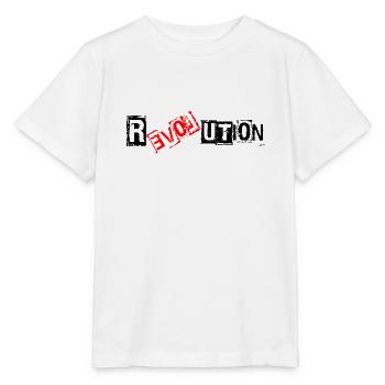 Revolution Love - Stanley/Stella Kinder T-Shirt MINI CREATOR  - Weiß - Vorne - Maike (125cm)