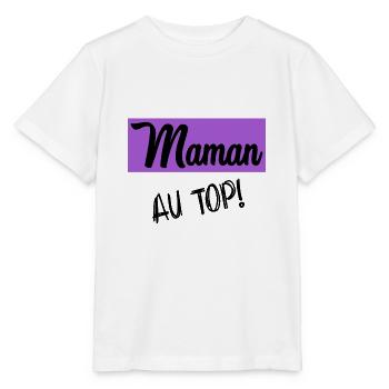 MOTHER'S DAY. HAPPY MOTHER'S DAY. MOM - Stanley/Stella MINI CREATOR Kids’ T-Shirt - white - Front - Maike (125cm)