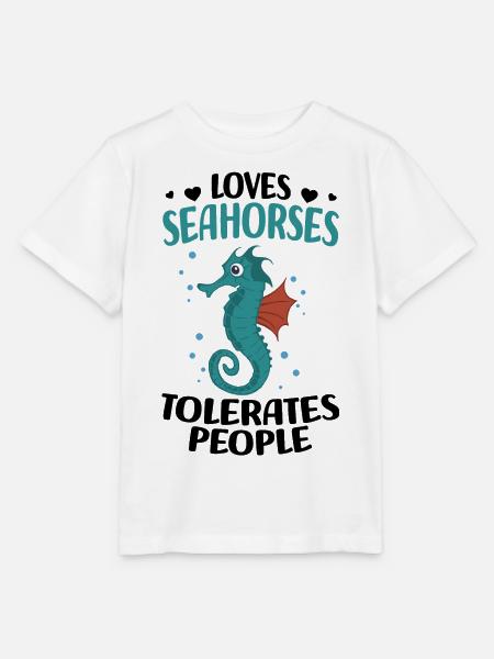 Seepferdchen - Stanley/Stella Kinder T-Shirt MINI CREATOR - Weiß