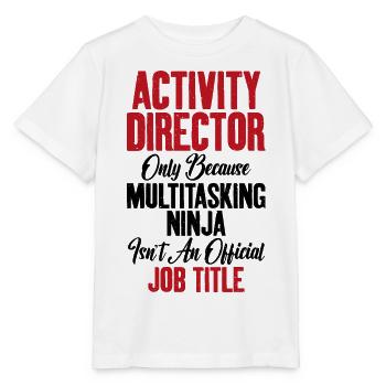 Activity Leader Ninja Activity Coordinator - Stanley/Stella MINI CREATOR Kids’ T-Shirt - white - Front - Maike (125cm)