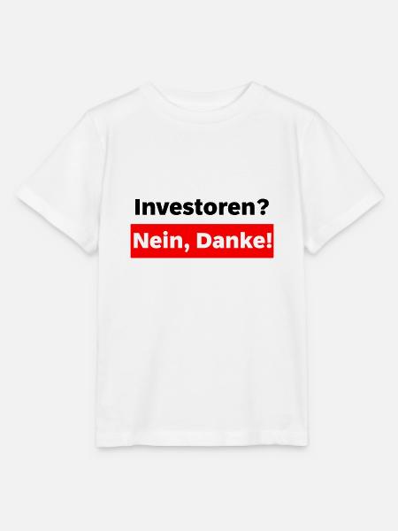 Investoren? Nein, Danke! - Stanley/Stella Kinder T-Shirt MINI CREATOR - Weiß