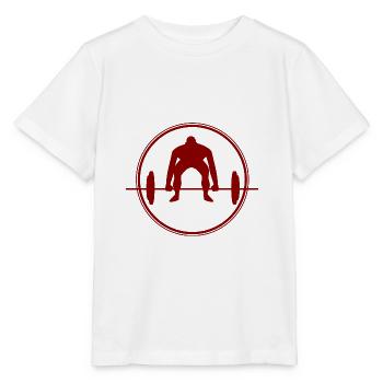 Bodybuilding - Gewichtheben - Fitness - Workout - Stanley/Stella Kinder T-Shirt MINI CREATOR  - Weiß - Vorne - Maike (125cm)