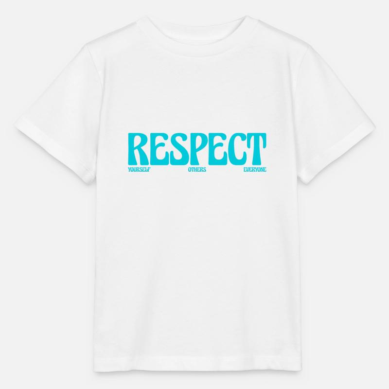 Respect - yourself, others, everyone - Stanley/Stella Kinder T-Shirt MINI CREATOR  - Weiß