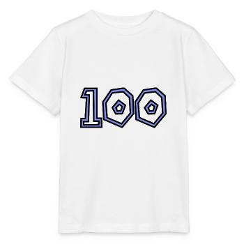 100. 100 JAHRE. 100-JÄHRIGES JUBILÄUM. 100. GEBURTSTAG - Stanley/Stella Kinder T-Shirt MINI CREATOR  - Weiß - Vorne - Maike (125cm)