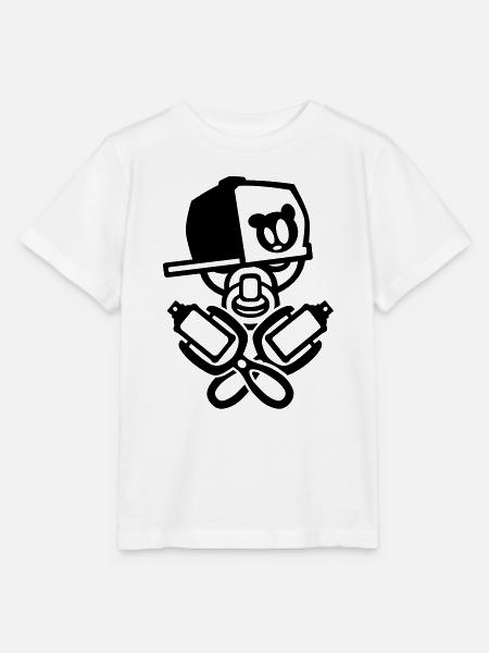 baby graffiti - Stanley/Stella Kinder T-Shirt MINI CREATOR  - Weiß