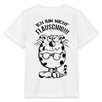 Ich bin nicht flauschig Katze - Comic - Stanley/Stella Kinder T-Shirt MINI CREATOR  - Weiß - Vorne - Maike (125cm)