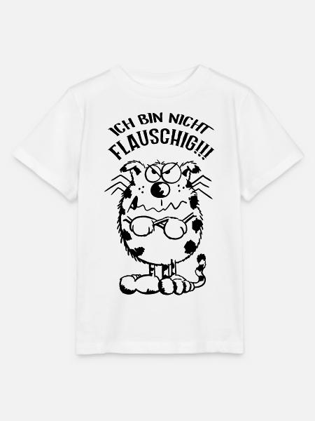 Ich bin nicht flauschig Katze - Comic - Stanley/Stella Kinder T-Shirt MINI CREATOR  - Weiß