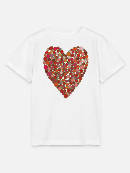 bubble herz - Stanley/Stella Kinder T-Shirt MINI CREATOR  - Weiß