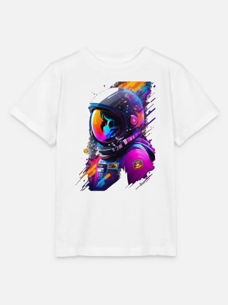 Astronaut - Stanley/Stella Kinder T-Shirt MINI CREATOR - Weiß