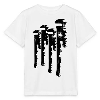 Croquis de clé à pipe - T-shirt bio MINI CREATOR Stanley/Stella Enfant - blanc - Devant - Maike (125cm)