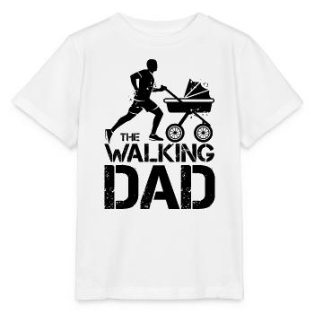 the walking dad buggy running Symbol funny icon - Stanley/Stella Kinder T-Shirt MINI CREATOR  - Weiß - Vorne - Maike (125cm)