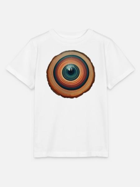 Das Auge eines Baumes - Stanley/Stella Kinder T-Shirt MINI CREATOR - Weiß