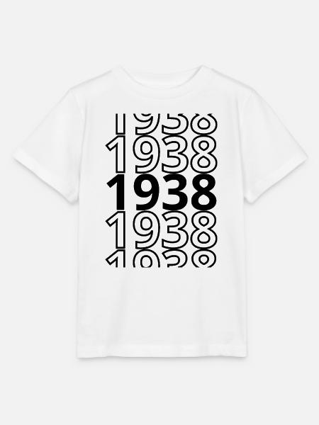1938 1938 1938 - Stanley/Stella Kinder T-Shirt MINI CREATOR - Weiß