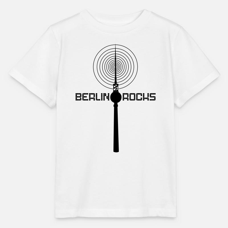 Berlin Rocks - Stanley/Stella Kinder T-Shirt MINI CREATOR  - Weiß