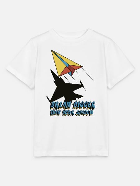 Dream bigger than your shadow - Stanley/Stella Kinder T-Shirt MINI CREATOR  - Weiß