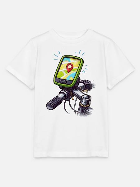 Fahrrad Navi Routefinder - Stanley/Stella Kinder T-Shirt MINI CREATOR - Weiß