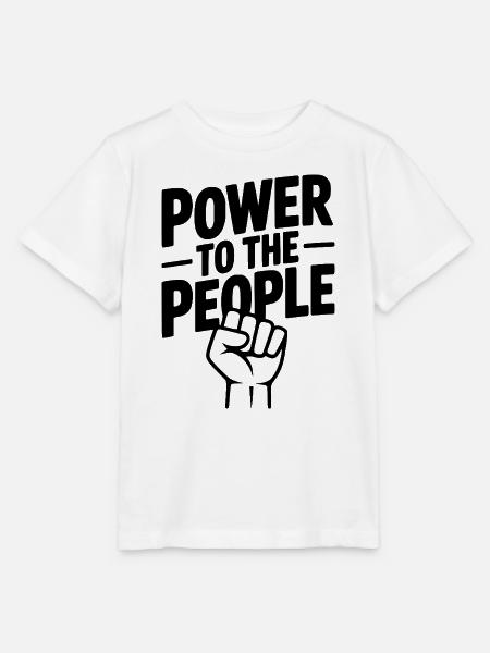 Macht für das Volk - Stanley/Stella Kinder T-Shirt MINI CREATOR - Weiß