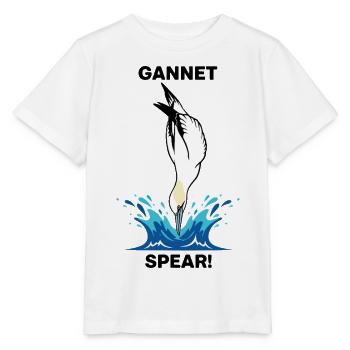 Nördliche Tölpel-Meer-Meer-Speer-Göre - Stanley/Stella Kinder T-Shirt MINI CREATOR  - Weiß - Vorne - Maike (125cm)