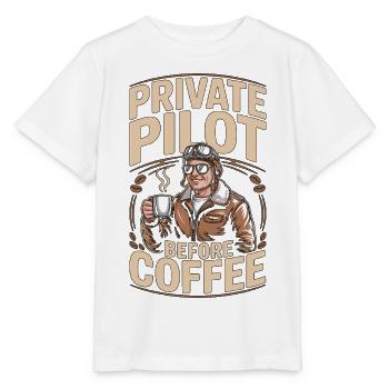 Maître de café avant hôtesse de l’air Maître de café - T-shirt bio MINI CREATOR Stanley/Stella Enfant - blanc - Devant - Maike (125cm)