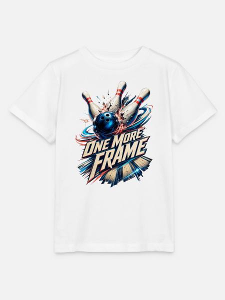 One More Frame Bowling - Stanley/Stella Kinder T-Shirt MINI CREATOR  - Weiß