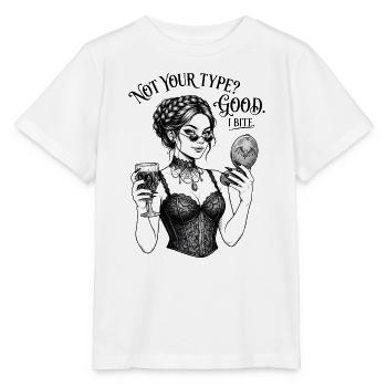 Gothic Tarot Siren - Stanley/Stella Kinder T-Shirt MINI CREATOR  - Weiß - Vorne - Maike (125cm)