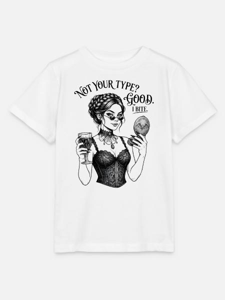 Gothic Tarot Siren - Stanley/Stella Kinder T-Shirt MINI CREATOR - Weiß