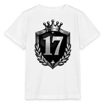 Königliche 17 Krone Lorbeer - Stanley/Stella Kinder T-Shirt MINI CREATOR  - Weiß - Vorne - Maike (125cm)