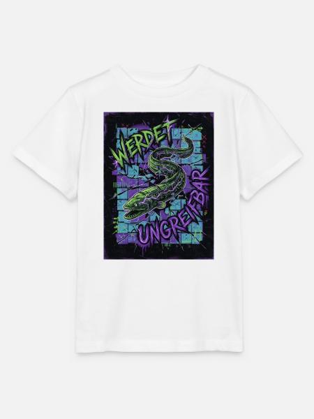 Metaphysik des Aals - Werdet ungreifbar - Stanley/Stella Kinder T-Shirt MINI CREATOR - Weiß