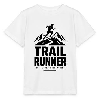 Trail Runner No Limits Lauf T-Shirt - Stanley/Stella Kinder T-Shirt MINI CREATOR  - Weiß - Vorne - Maike (125cm)