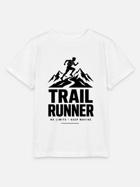 Trail Runner No Limits Lauf T-Shirt - Stanley/Stella Kinder T-Shirt MINI CREATOR - Weiß