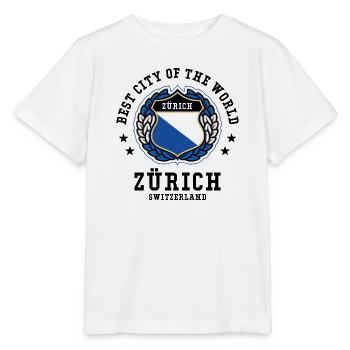 Zurich - T-shirt bio MINI CREATOR Stanley/Stella Enfant - blanc - Devant - Maike (125cm)