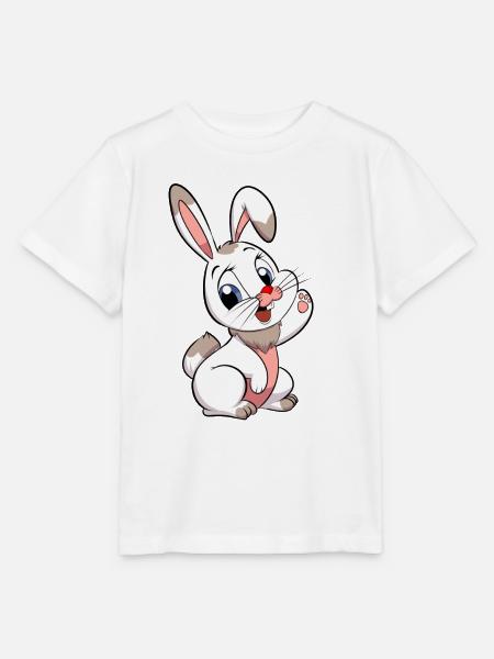 Steppi BUNNY - Stanley/Stella Kinder T-Shirt MINI CREATOR - Weiß