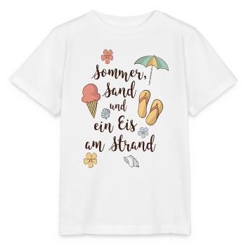 Strand - Stanley/Stella Kinder T-Shirt MINI CREATOR  - Weiß - Vorne - Maike (125cm)