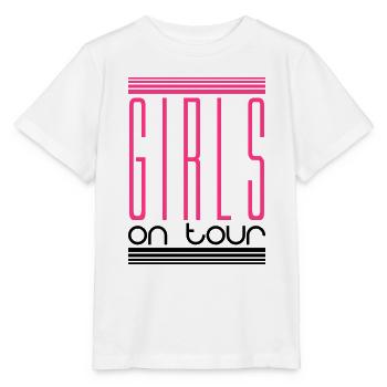 on tour on the road design weekend weekend girls - Stanley/Stella MINI CREATOR Kids’ T-Shirt - white - Front - Maike (125cm)