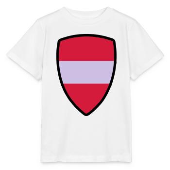 österreich fahne - Stanley/Stella Kinder T-Shirt MINI CREATOR  - Weiß - Vorne - Maike (125cm)