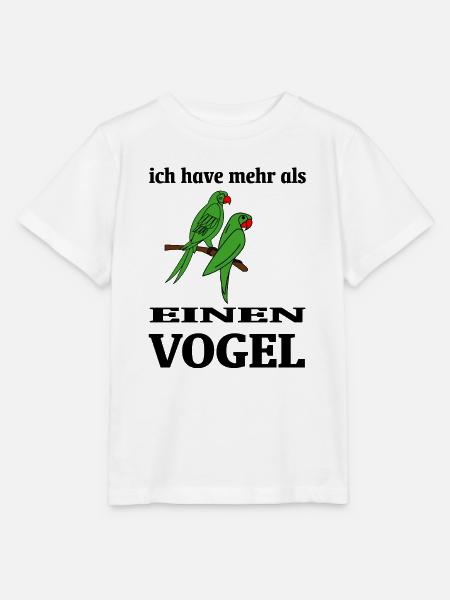 Budgie Wellensittich - Stanley/Stella Kinder T-Shirt MINI CREATOR - Weiß