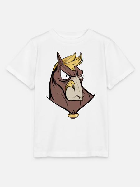 Pferdekopf - Stanley/Stella Kinder T-Shirt MINI CREATOR - Weiß