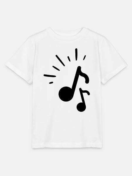 Musiknoten Sound - Stanley/Stella Kinder T-Shirt MINI CREATOR - Weiß