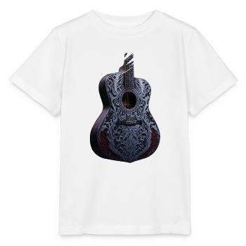 Gitarre - Stanley/Stella Kinder T-Shirt MINI CREATOR  - Weiß - Vorne - Maike (125cm)