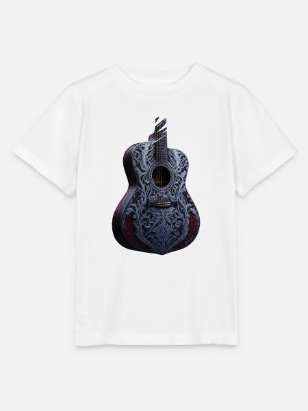 Gitarre - Stanley/Stella Kinder T-Shirt MINI CREATOR  - Weiß