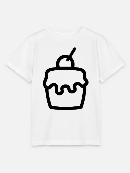 Cupcake - Stanley/Stella Kinder T-Shirt MINI CREATOR - Weiß