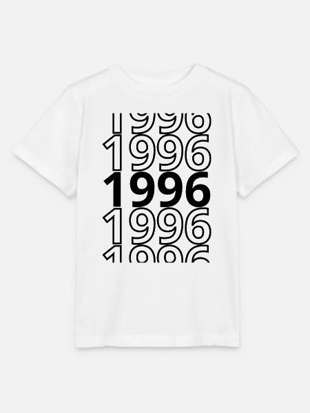 1996 1996 1996 - Stanley/Stella Kinder T-Shirt MINI CREATOR - Weiß