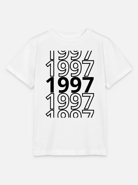 1997 1997 1997 - Stanley/Stella Kinder T-Shirt MINI CREATOR  - Weiß